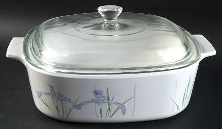 Shadow Iris (Corelle) 2 Quart Square Casserole with Lid