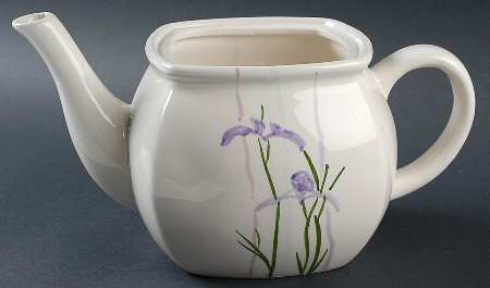 Shadow Iris (Corelle) Teapot No Lid