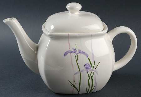 Shadow Iris (Corelle) Teapot & Lid