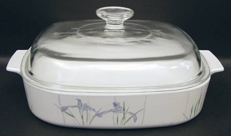 Shadow Iris (Corelle) 2.5 Quart Square Casserole with Lid