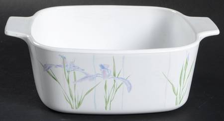 Shadow Iris (Corelle) 1.5 Quart Square Casserole No Lid
