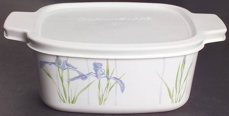 Shadow Iris (Corelle) 1.5 Quart Square Casserole with Lid