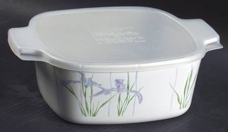 Shadow Iris (Corelle) 1.5 Quart Square Casserole with Lid