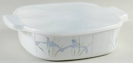 Shadow Iris (Corelle) 2 Quart Square Casserole with Lid
