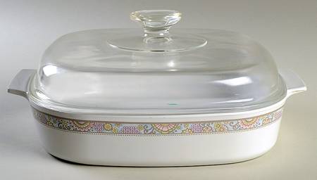 Shangri La 2.5 Quart Square Casserole with Lid