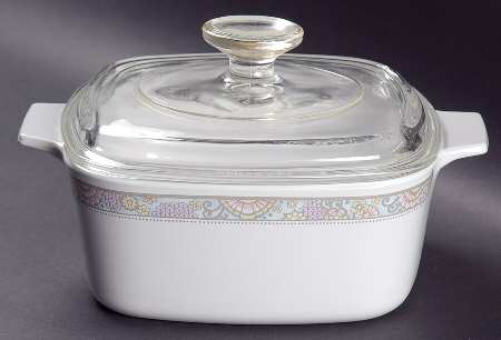 Shangri La 1.5 Quart Square Casserole with Lid