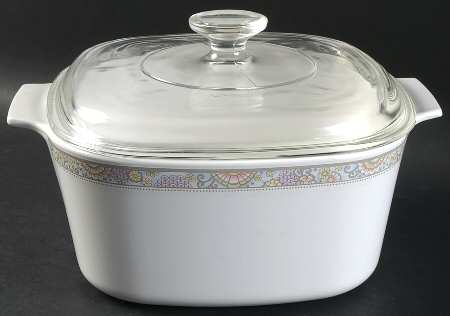Shangri La 3 Quart Square Casserole with Lid