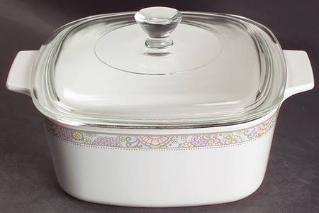Shangri La 1.5 Quart Square Casserole with Lid