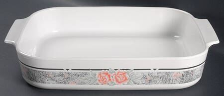 Silk and Roses (Corelle) 12" Rectangular Roaster
