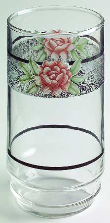 Silk and Roses (Corelle) 16 Oz Glassware Tumbler