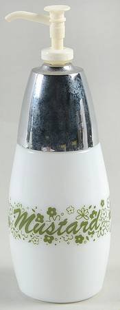 Spring Blossom (Large Flowers) Mustard Dispenser