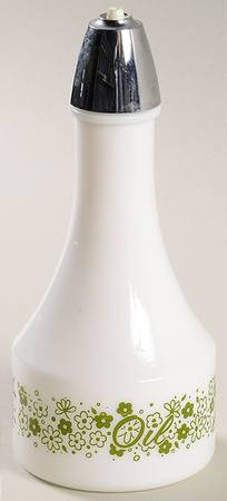 Spring Blossom (Large Flowers) Oil Cruet/Shaker with Plastic Lid