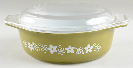 Spring Blossom (Large Flowers) 1.5 Quart Oval Covered Casserole