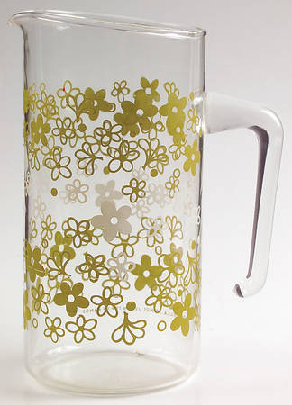Spring Blossom (Large Flowers) 32 Oz Glassware Pitcher