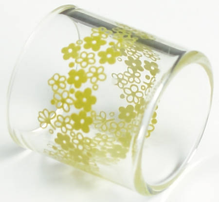 Spring Blossom (Large Flowers) Glassware Napkin Ring