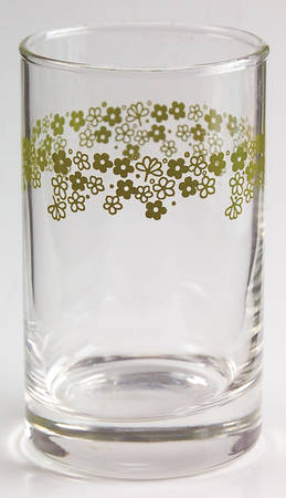 Spring Blossom (Large Flowers) 6 Oz Glassware Juice