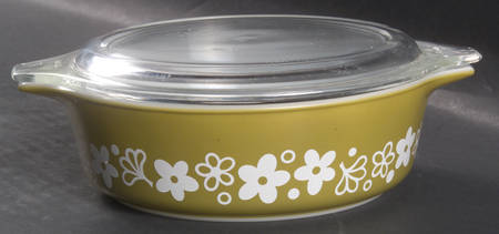 Spring Blossom (Large Flowers) 1 Pt Round Covered Casserole