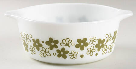 Spring Blossom (Large Flowers) 1.50 Pt Round Casserole No Lid