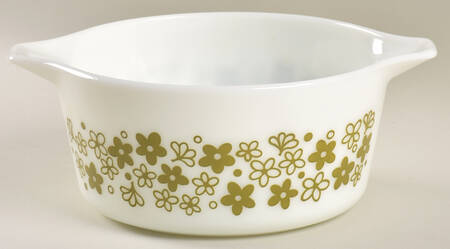 Spring Blossom (Large Flowers) 1.5 Quart Round Casserole No Lid