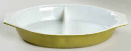 Spring Blossom (Large Flowers) 1 Qt Oval Divided Casserole No Lid
