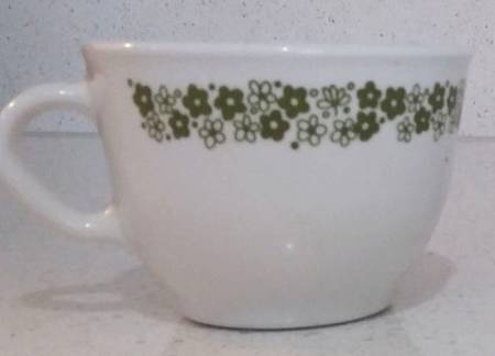 Spring Blossom (Large Flowers) Flat Demitasse Cup