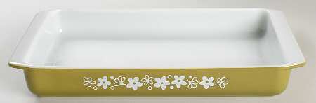 Spring Blossom (Large Flowers) 13"  Rectangular Baker