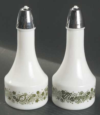 Spring Blossom (Large Flowers) Oil and Vinegar Shakers with Plastic Lids