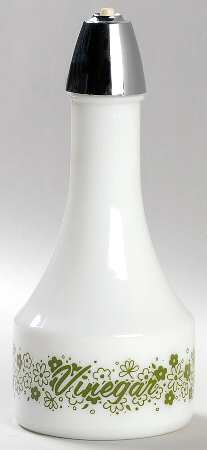 Spring Blossom (Large Flowers) Vinegar Cruet/Shaker with Plastic Lid