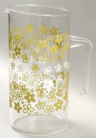 Spring Blossom (Large Flowers) 44 Oz Glassware Pitcher