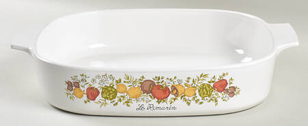 Spice of Life (Centura) 2.5 Quart Square Casserole No Lid