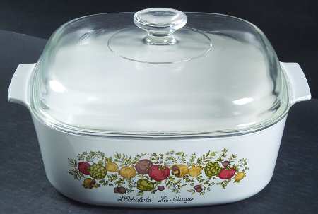 Spice of Life (Centura) 4 Quart Square Casserole with Lid