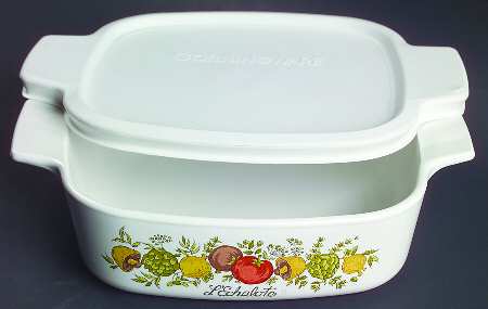 Spice of Life (Centura) 1 Quart Square Casserole with Lid