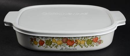 Spice of Life (Centura) 2.5 Quart Square Casserole with Lid