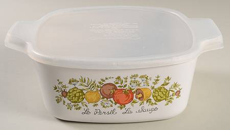 Spice of Life (Centura) 1.5 Quart Square Casserole with Lid