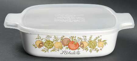 Spice of Life (Centura) 1 Quart Square Casserole with Lid