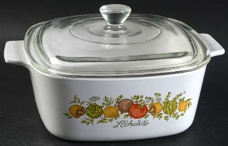 Spice of Life (Centura) 1.5 Quart Square Casserole with Lid