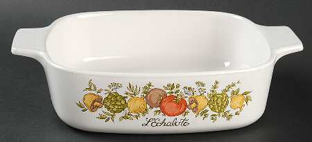Spice of Life (Centura) 1 Quart Square Casserole No Lid