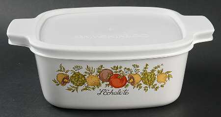 Spice of Life (Centura) 1.5 Quart Square Casserole with Lid