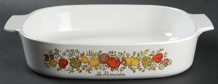 Spice of Life (Centura) 2.5 Quart Square Casserole No Lid