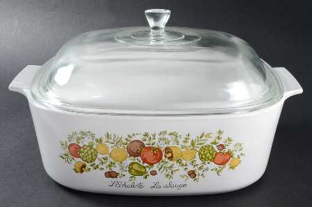 Spice of Life (Centura) 4 Quart Square Casserole with Lid