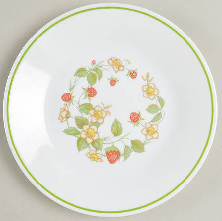 Strawberry Sundae (Corelle) Bread & Butter Plate