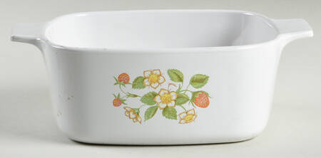 Strawberry Sundae (Corelle) 1.5 Quart Square Casserole No Lid