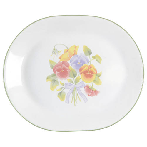 Summer Blush (Corelle) 12" Oval Serving Platter