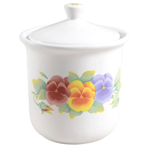 Summer Blush (Corelle) Medium Canister & Lid