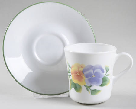Summer Blush (Corelle) Mug/Cup & Saucer Set