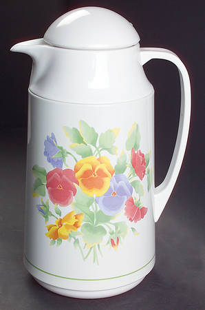 Summer Blush (Corelle) Plastic Thermos/Carafe & Lid