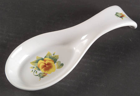 Summer Blush (Corelle) Spoon Rest/Holder (Holds 1 Spoon)