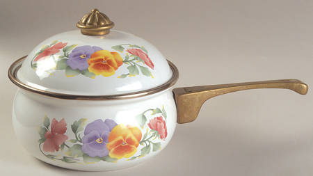 Summer Blush (Corelle) 1.0 Quart Metal Covered Saucepan