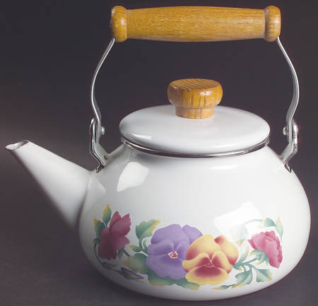 Summer Blush (Corelle) Metal Kettle & Lid