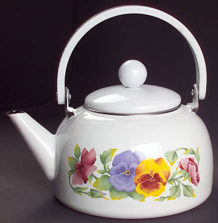 Summer Blush (Corelle) Metal Kettle & Lid